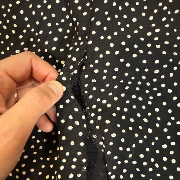 Vintage All That Jazz Black and White Classic Mini Peplum Dress - Picture 9 of 11